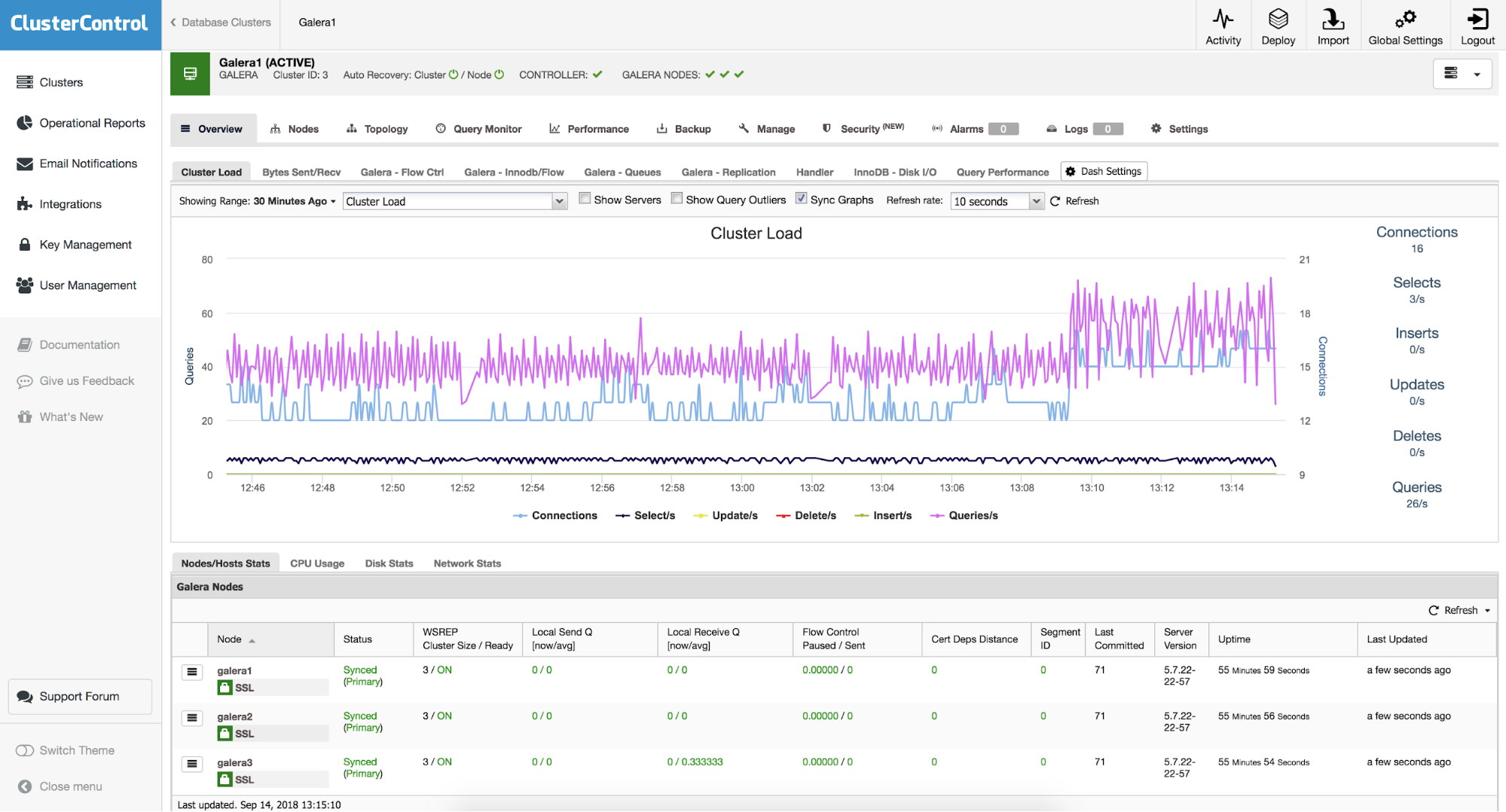 Cluster Overview Graphs