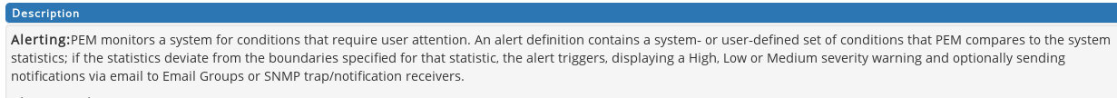 Postgres Enterprise Manager Email & SNMP alerting