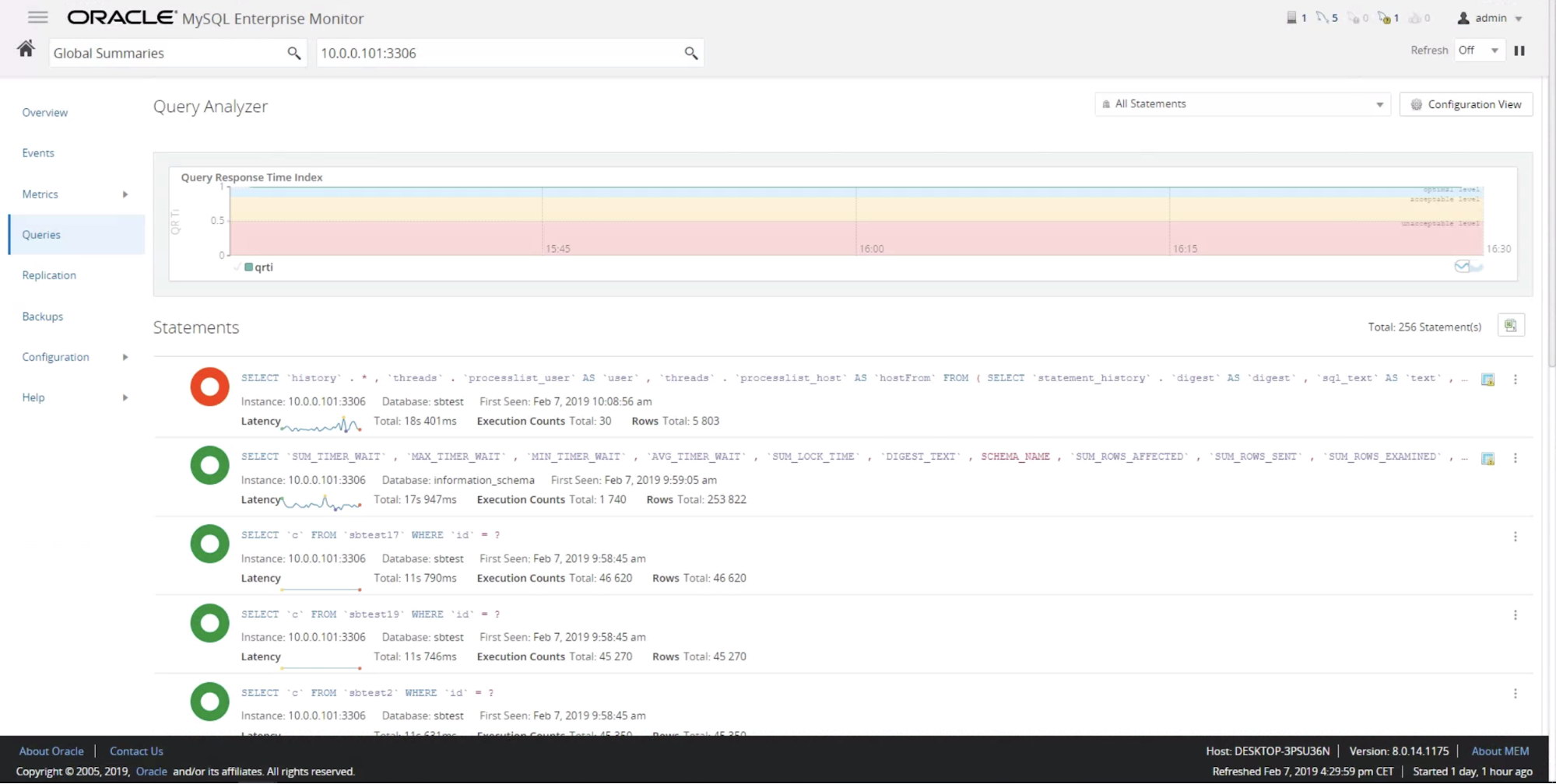 mysql enterprise monitoring