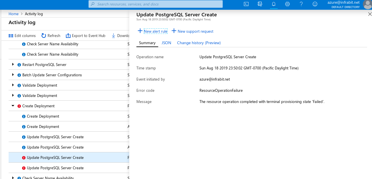 aws postgresql timed out