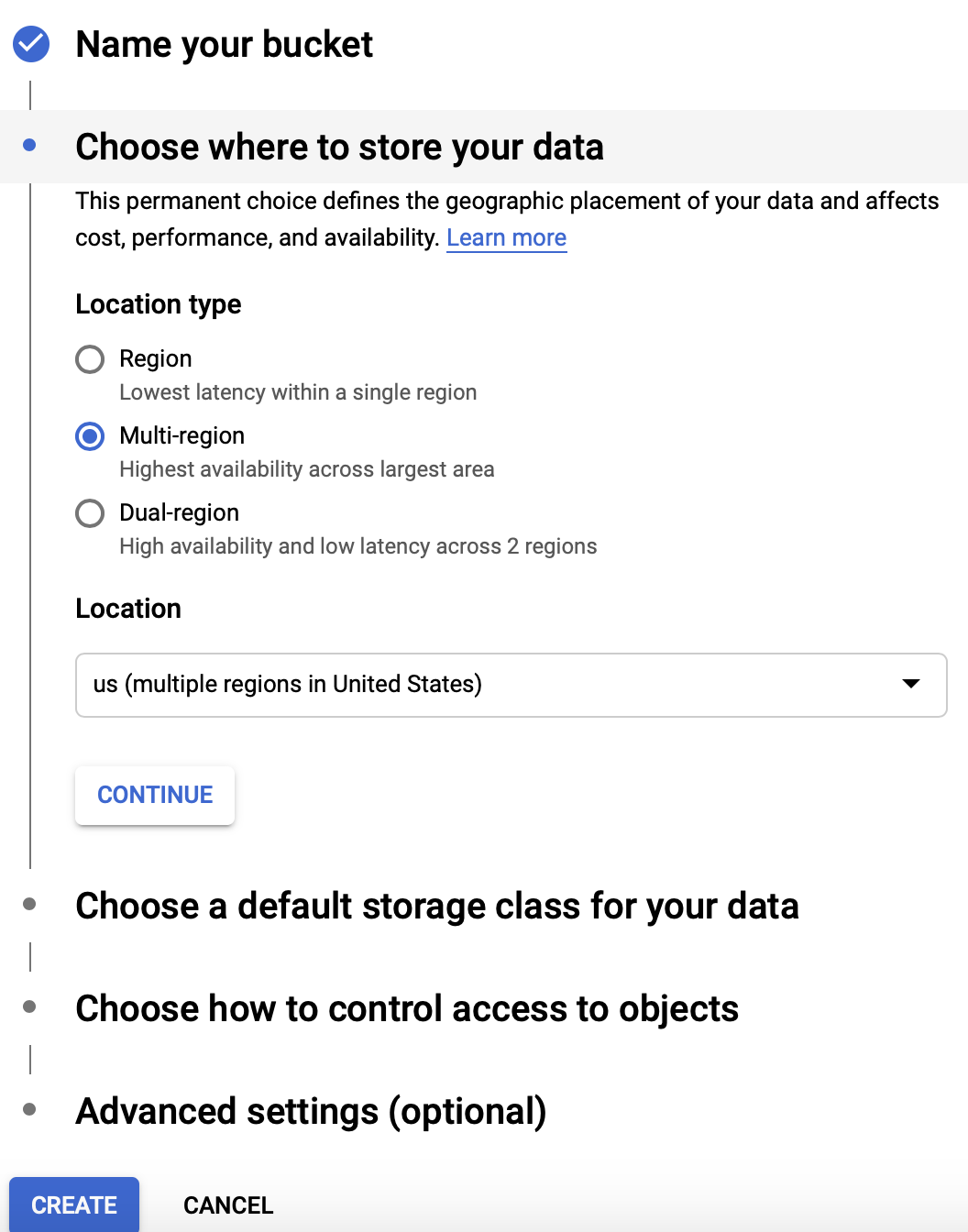 Choose Where to Store Your Data - Google Cloud