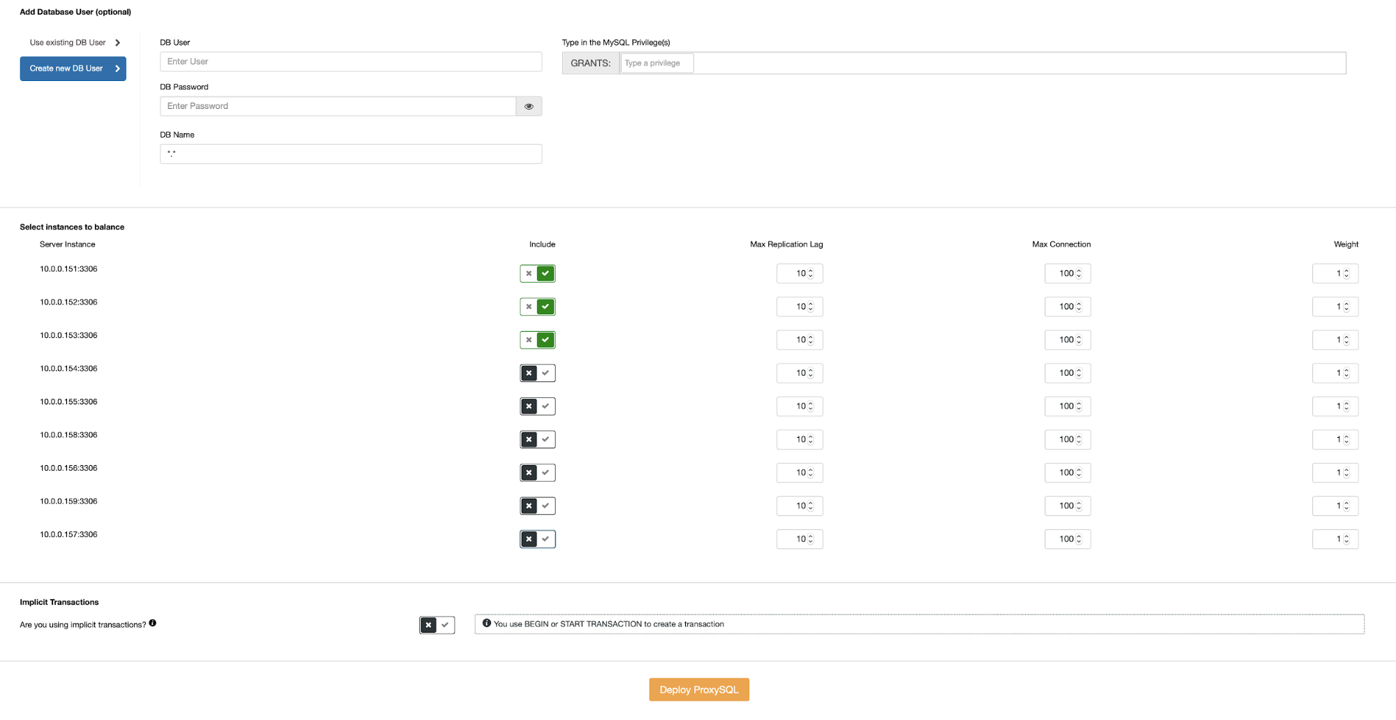 Deploy Load Balancer - ClusterControl