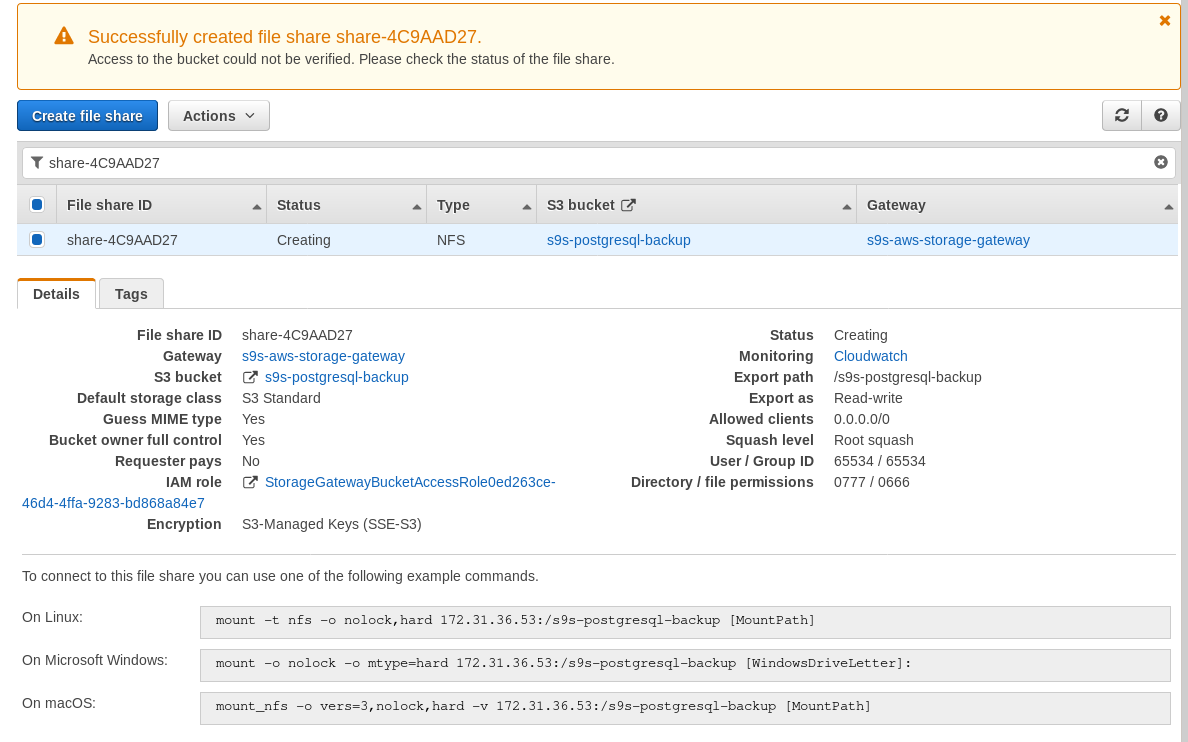 aws postgresql timed out