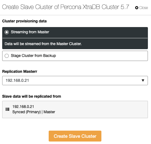 Cluster-to-Cluster Replication