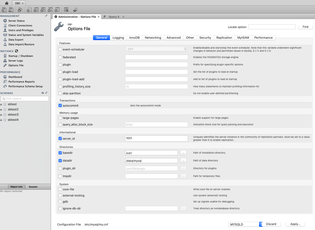 mysql workbench online alternative