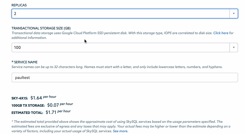 MariaDB SkySQL