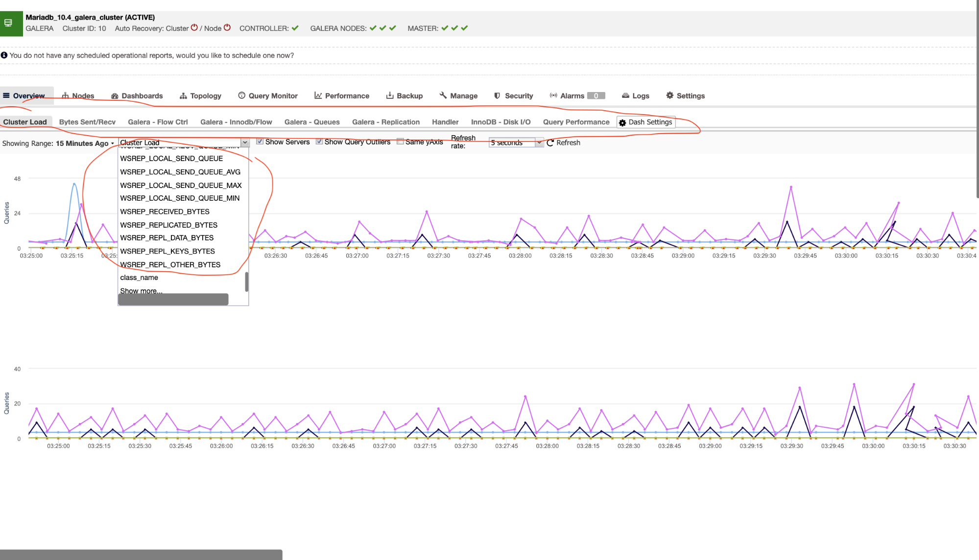 Monitoring MariaDB Cluster