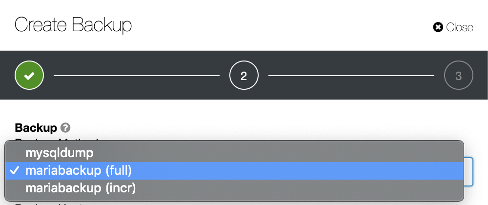 incremental mysql enterprise backups not enabled advisor