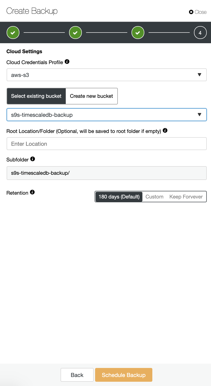 Storing Your TimescaleDB Backups in the Cloud