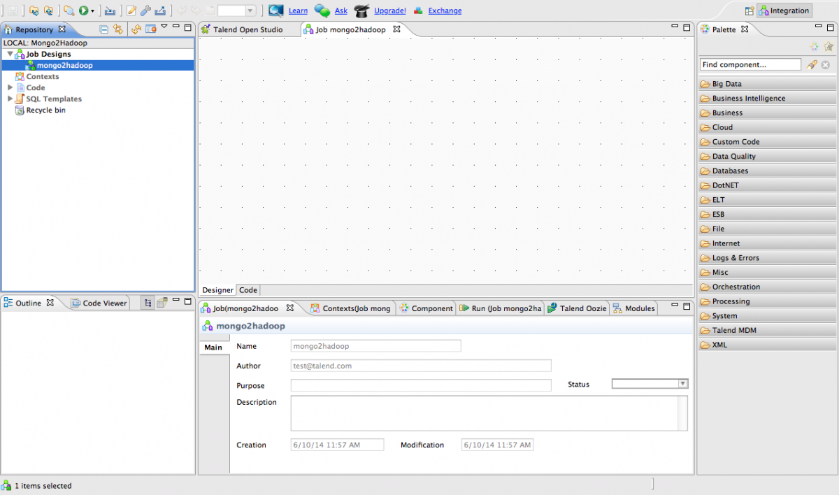 talend open studio for big data