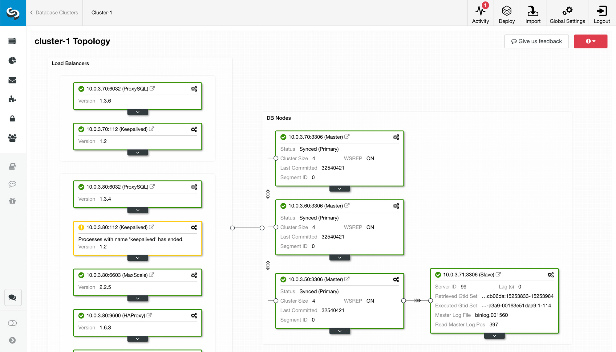 ClusterControl Scaling Features | Severalnines