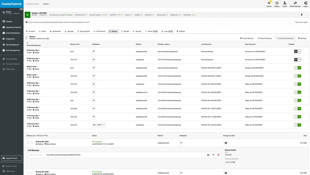 ClusterControl for MySQL Galera | Severalnines