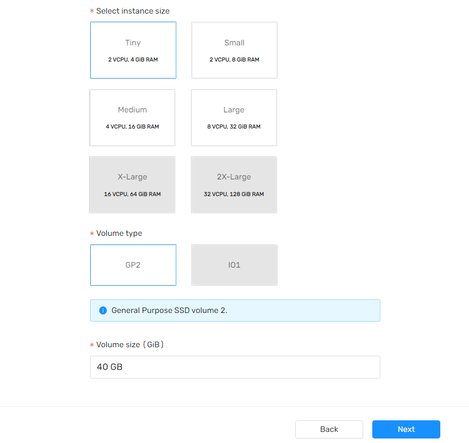 Instance Size