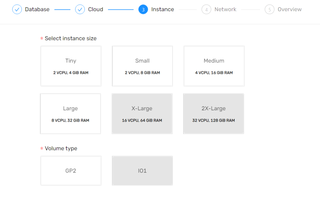 Instance Size