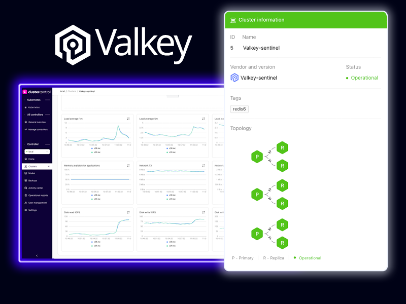 ClusterControl and Valkey